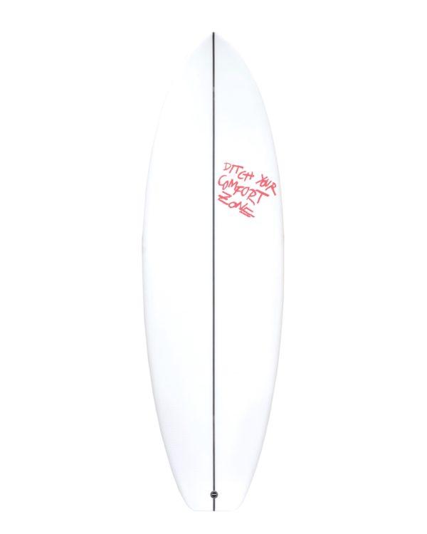 Ditch Your Comfort Zone vinyl sticker waterproof by Fabi Aguilar surf tribal illustration surfboard