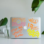 Vinyl Stickers pack by Fabi Aguilar laptop
